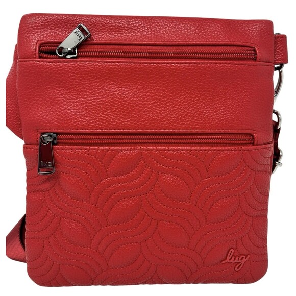 Lug Red Classic VL Adjustable Crossbody Bag Skipper Purse - Picture 3 of 15